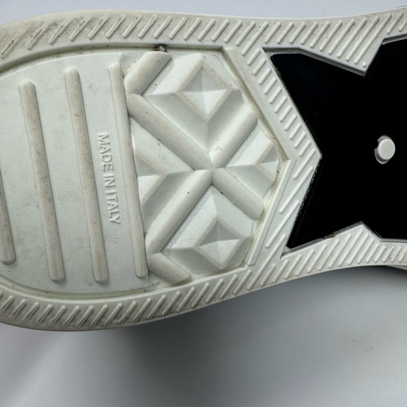 💯Authentic CHRISTIAN DIOR Knit Calfskin Womens Walk'N'Dior High Top Shoes 37.5 - Picture 8 of 9